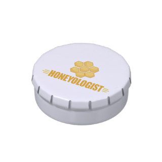 Funny Beekeeper Jelly Belly Tin