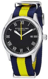 Stuhrling Original Unisex 522.03 "Gen X Liberty" Stainless Steel Watch with Canvass Band: Watches