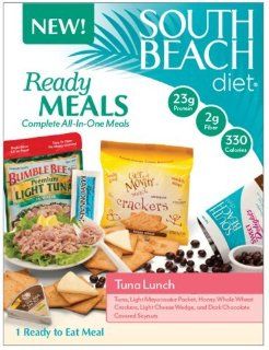 South Beach Diet Ready Meals Tuna Lunch (2 Pack) : Tuna Seafood : Grocery & Gourmet Food