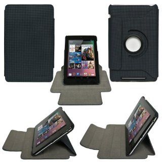 Supcase Google Nexus 7 Tablet Multi angles Viewing / 360 degree Rotating Case with Smart Cover Function   B423 (Black): Computers & Accessories