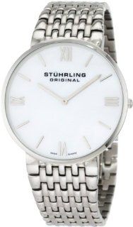 Stuhrling Original Men's 509.33117 Classic Ascot Meydan Concourse Swiss Quartz Mother Of Pearl Dial Stainless Steel Bracelet Watch: Stuhrling Original: Watches