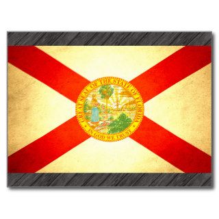 Sun kissed Florida Flag Post Cards