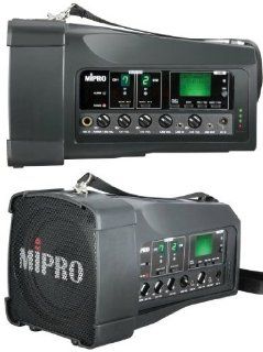 MiPRO MA 100du (6C) Dual Channel PA System with USB Player & Recorder (6B Band): Musical Instruments