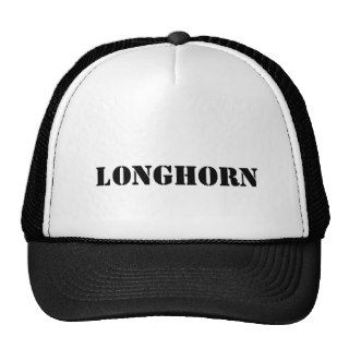 longhorn mesh hats