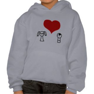 'Cute couple'  hoodie for child