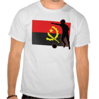 Angola Soccer Striker Tshirt