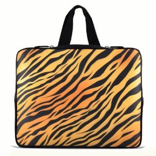 Tiger Print 14" 14.4" inch Notebook Laptop Case Sleeve Carrying bag with Hide Handle for Lenovo Y470 Y480/ASUS A43 N46 X84/Samsung 530 Q470 Q460/DELL Inspiron 14R Vostro 1450 XPS 14/HP DV4 ENVY 4 G4/TOSHIBA 800/SONY EG3/ACER/Thinkpad E420: Comput
