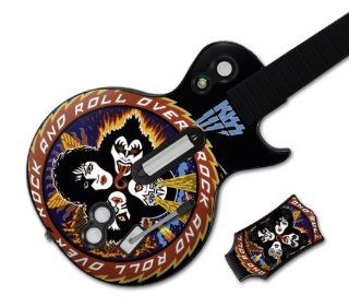 Zing Revolution MS KISS20026 Guitar Hero Les Paul  Xbox 360 and PS3  KISS  Rock And Roll Over Skin: Video Games