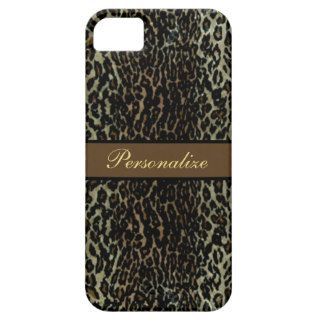 Leopard Print iPhone Case Personalize iPhone 5 Cover