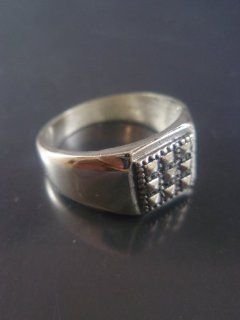 Israel Delini Designers Hand Made Art Signet Ring Solid Silver Sterling Ring : Other Products : Everything Else