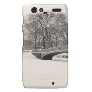 Central Park Winter   Bow Bridge Snow Droid RAZR Case