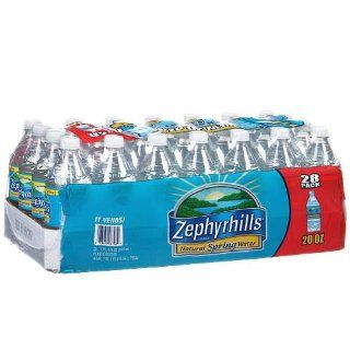 Zephyrhills Natural Spring Water   28/20 oz.   CASE PACK OF 2 : Grocery & Gourmet Food