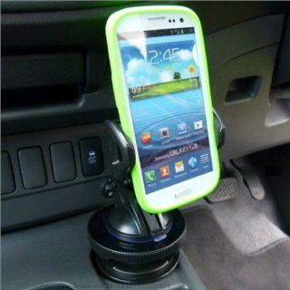 BLACK Cup Holder Base Car Mount for Samsung Galaxy S3 SCH i535 Verizon: Cell Phones & Accessories