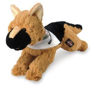 Harley Davidson German Shepherd Stuffed Animal Toy. 20155: Toys & Games