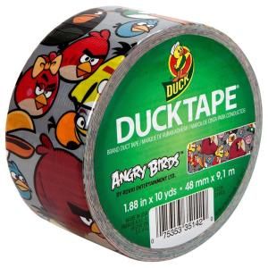 Duck 1.88 in. x 10 yds. Angry Birds Duct Tape 281512