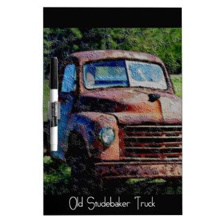 Old Studebaker Truck Dry Erase Boards