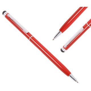 iTALKonline Red IDUO Captive Touch Tip Stylus Pen with Rubber Tip with Roller Ball Pen for Apple iPad 2, iPad 3 "The New iPad Retina Display" iPad2 16gb, 32gb, 64gb (Wi Fi + 3G): Cell Phones & Accessories