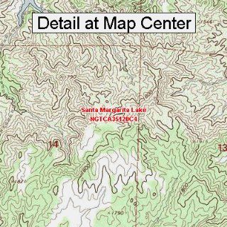 USGS Topographic Quadrangle Map   Santa Margarita Lake, California (Folded/Waterproof) : Outdoor Recreation Topographic Maps : Sports & Outdoors