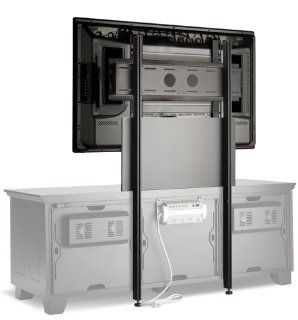 Salamander Chameleon Flat Panel Plasma TV Mount for Triple Width A/V Cabinets (Black): Electronics