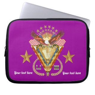 Veteran DAV View Artist Comments Below Laptop Computer Sleeve