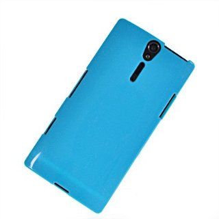MOONCASE Glitter Soft Gel Tpu Silicone Skin Style Devise Back Case Cover for Sony Xperia S Arc HD Lt26i Lightblue: Cell Phones & Accessories