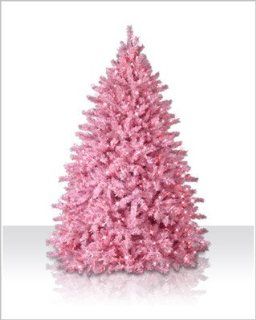 6 ft. Powder Pink Artificial Christmas Tree with Pink Lights  