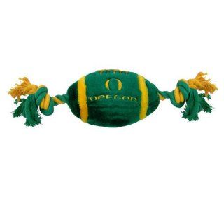 NCAA Plush Football Dog Toy, Large, University of Oregon Ducks : Pet Toy Balls : Pet Supplies