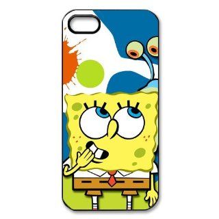 Classic Cartoon SpongeBob Squarepants iPhone 5 5s Case Cover: Cell Phones & Accessories