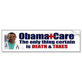 Anti ObamaCare Bumper Sticker