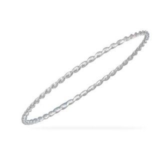 2mm Twisted Bangle Bracelet Jewelry