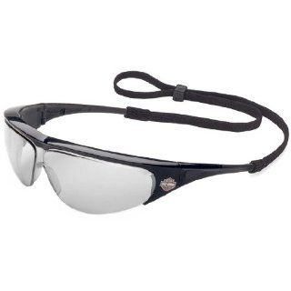 Harley Davidson Safety Glasses HD401, Black Frame, Mirror 50 Lens, 1 Pair: Industrial & Scientific