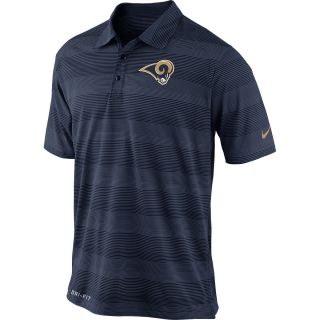 NIKE Mens St. Louis Rams Football Pre Season Polo Shirt   Size: Small, College