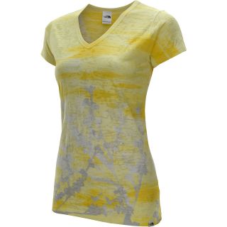 THE NORTH FACE Womens Bloom Burnout V Neck Short Sleeve T Shirt   Size: Medium,