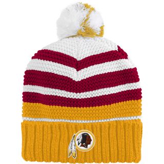 NFL Team Apparel Youth Washington Redskins Cuffed Pom Knit Girls Hat   Size: