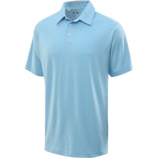 adidas Mens Climalite Heathered Short Sleeve Golf Polo   Size: Medium, Marine