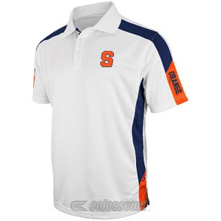 COLOSSEUM Mens Syracuse Orange Bracket Polo   Size: Medium, White