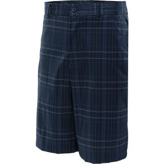 TOMMY ARMOUR Mens Plaid Flat Front Golf Shorts   Size 34, Dress Blue