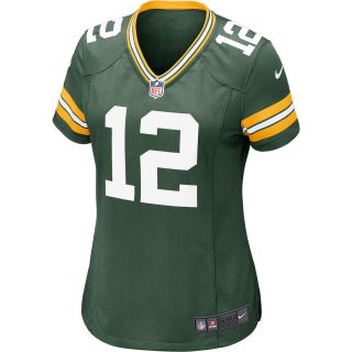 NIKE Womens Green Bay Packers Aaron Rodgers Game Team Color Jersey   Size: