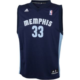 adidas Youth Memphis Grizzlies Marc Gasol Replica Road Jersey   Size: Small,