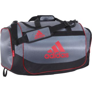 adidas Defender Duffle Bag   Medium   Size Medium, Lead/scarlet