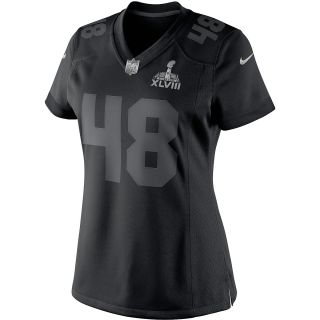 NIKE Womens 2013 Super Bowl XLVIII Game Black Jersey   Size: Large, Black