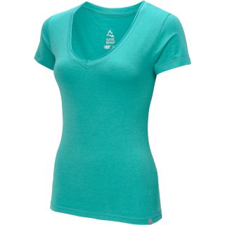 ALPINE DESIGN Womens V Neck Short Sleeve T Shirt   Size: Medium, Sunkist Coral