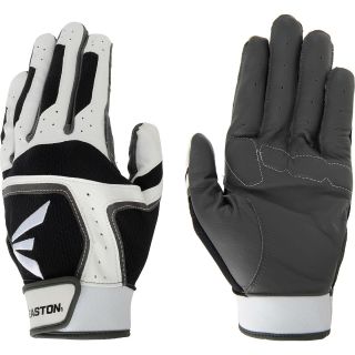 EASTON RF4 Padded Adult Baseball Batting Gloves   Size: Xl, White/black