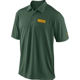 NIKE Mens Green Bay Packers Dri FIT FB Coaches Polo   Size: Medium, Fir/gold