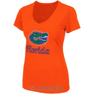 COLOSSEUM Womens Florida Gators Vegas V Neck T Shirt   Size: Medium, Orange
