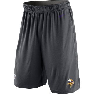 NIKE Mens Minnesota Vikings Dri FIT Fly Shorts   Size: Small, Anthracite/purple