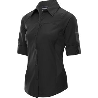 COLUMBIA Womens Silver Ridge Long Sleeve Shirt   Size: Small, Black