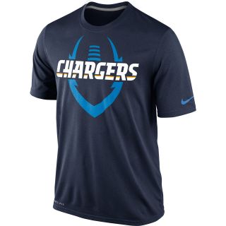 NIKE Mens San Diego Chargers Dri FIT Legend Icon Short Sleeve T Shirt   Size: