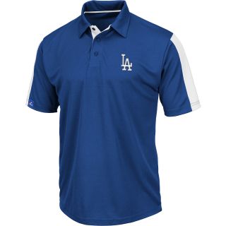 MAJESTIC ATHLETIC Mens Los Angeles Dodgers Career Maker Performance Polo  