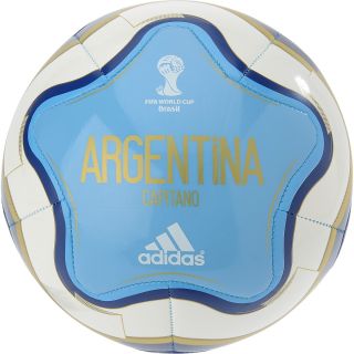 adidas Official 2014 Argentina Capitano Soccer Ball, Gold